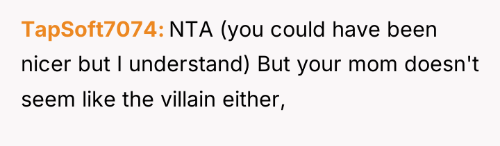 TapSoft7074 NTA (you could have been nicer but I understand)...