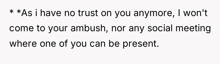 * *As i have no trust on you anymore, I...