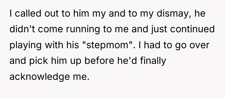 I called out to him my and to my dismay,...
