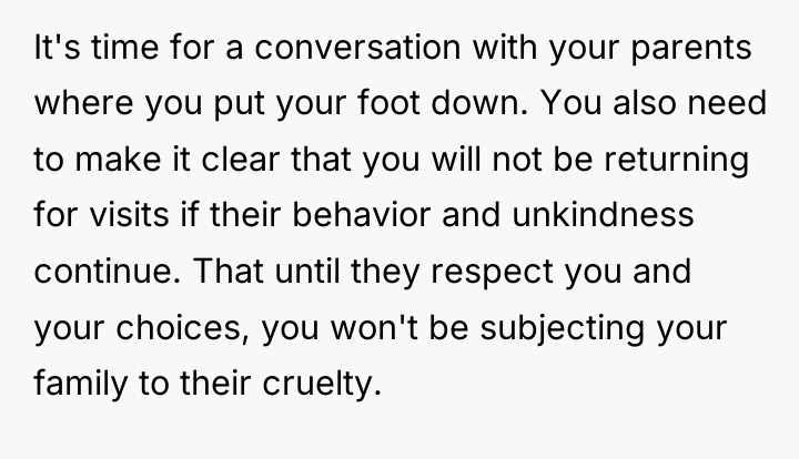 It's time for a conversation with your parents where you...