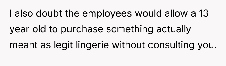 I also doubt the employees would allow a 13 year...