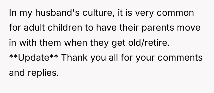 In my husband's culture, it is very common for adult...