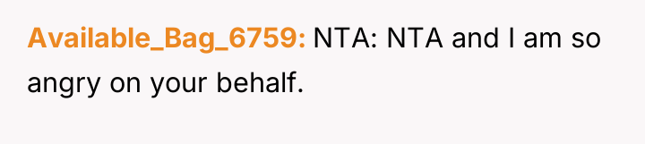 Available_Bag_6759 NTA: NTA and I am so angry on your...