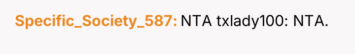Specific_Society_587 NTA txlady100: NTA.