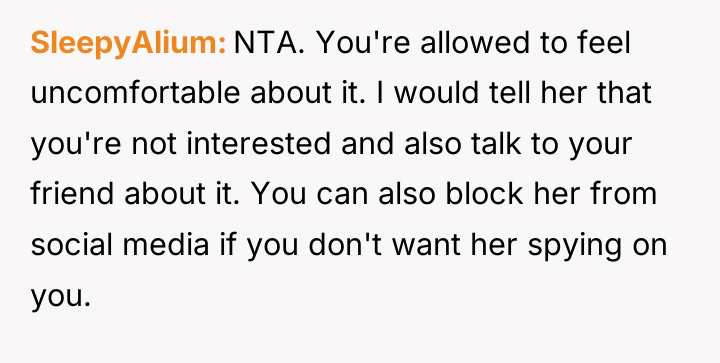 SleepyAlium NTA. You're allowed to feel uncomfortable about it. I...
