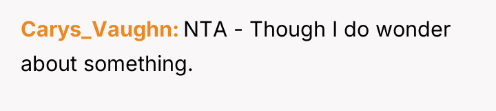 Carys_Vaughn NTA - Though I do wonder about something.