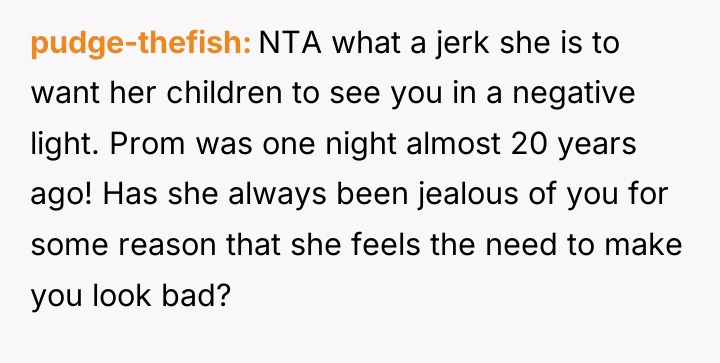 pudge-thefish NTA what a jerk she is to want her...