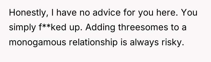 Honestly, I have no advice for you here. You simply...