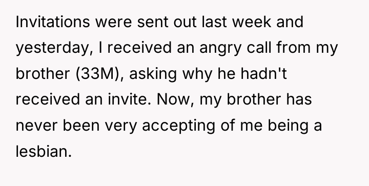 Invitations were sent out last week and yesterday, I received...