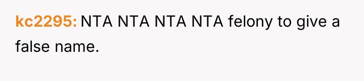 kc2295 NTA NTA NTA NTA felony to give a false...