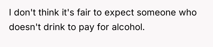 I don't think it's fair to expect someone who doesn't...
