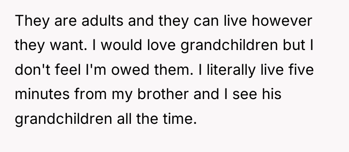 They are adults and they can live however they want....