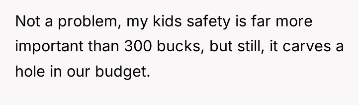 Not a problem, my kids safety is far more important...