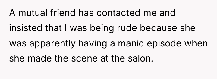 A mutual friend has contacted me and insisted that I...
