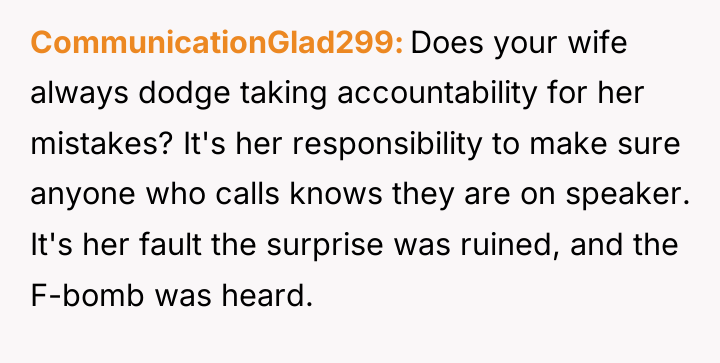 CommunicationGlad299 Does your wife always dodge taking accountability for her...