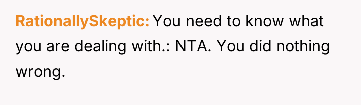 RationallySkeptic You need to know what you are dealing with.:...