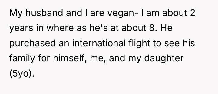 My husband and I are vegan- I am about 2...