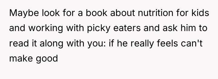 Maybe look for a book about nutrition for kids and...