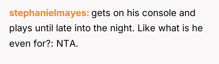 stephanielmayes gets on his console and plays until late into...