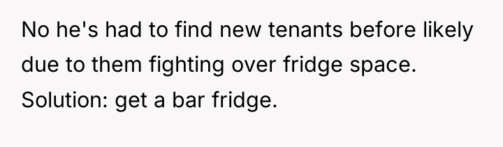 No he's had to find new tenants before likely due...