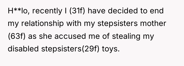 H**lo, recently I (31f) have decided to end my relationship...