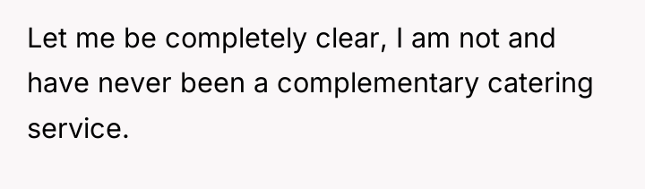 Let me be completely clear, I am not and have...