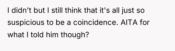 I didn't but I still think that it's all just...