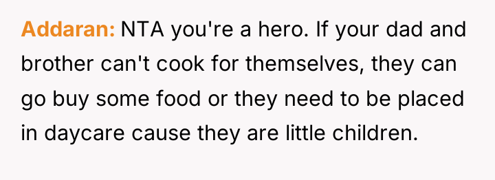 Addaran NTA you're a hero. If your dad and brother...