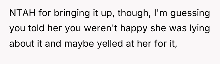 NTAH for bringing it up, though, I'm guessing you told...