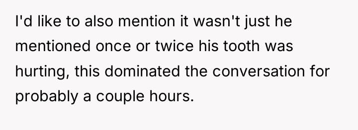 I'd like to also mention it wasn't just he mentioned...