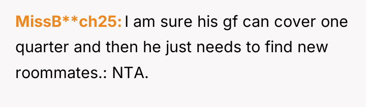 MissB**ch25 I am sure his gf can cover one quarter...