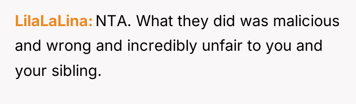 LilaLaLina NTA. What they did was malicious and wrong and...