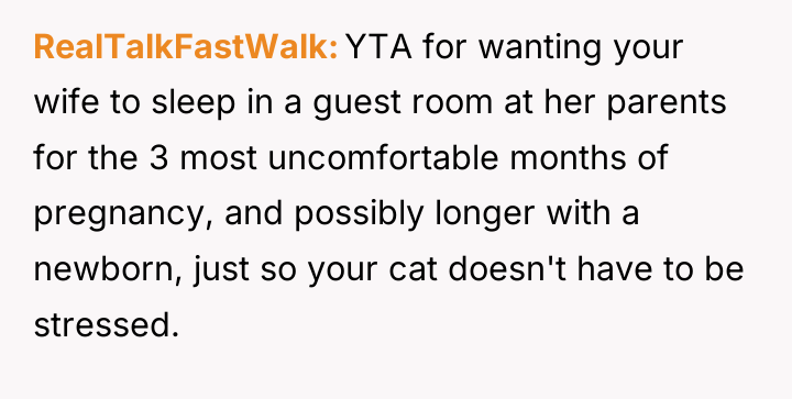 RealTalkFastWalk YTA for wanting your wife to sleep in a...