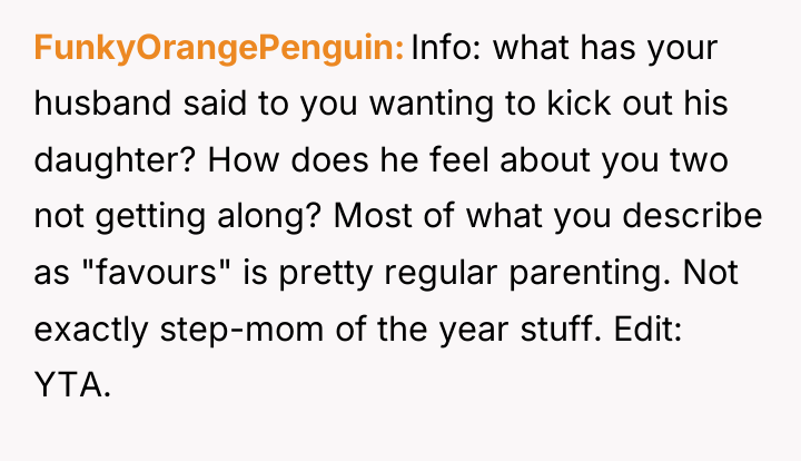 FunkyOrangePenguin Info: what has your husband said to you wanting...