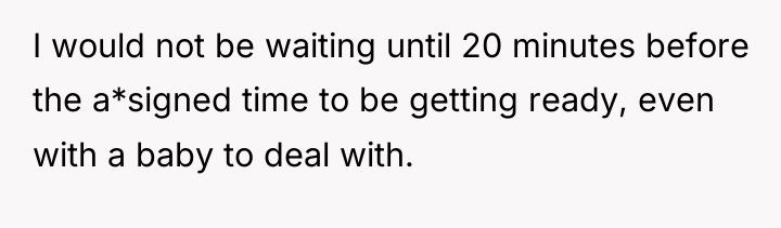I would not be waiting until 20 minutes before the...