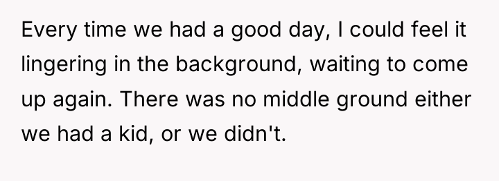 Every time we had a good day, I could feel...