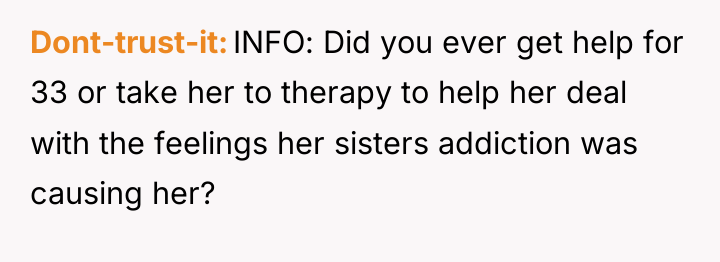 Dont-trust-it INFO: Did you ever get help for 33 or...