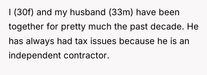 I (30f) and my husband (33m) have been together for...