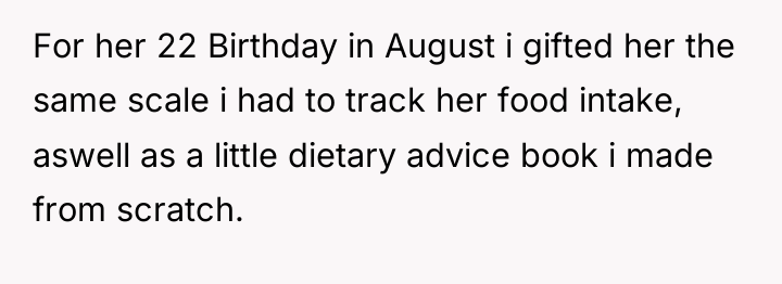 For her 22 Birthday in August i gifted her the...