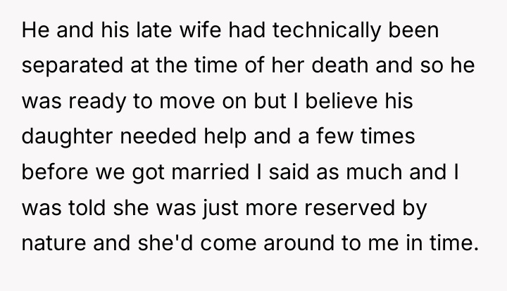 He and his late wife had technically been separated at...