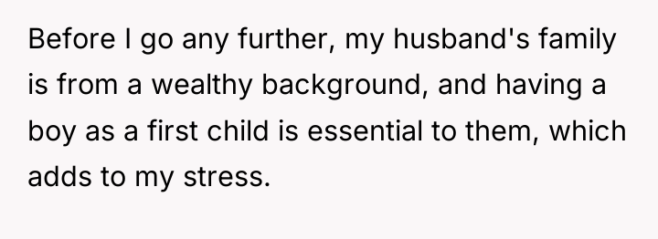 Before I go any further, my husband's family is from...