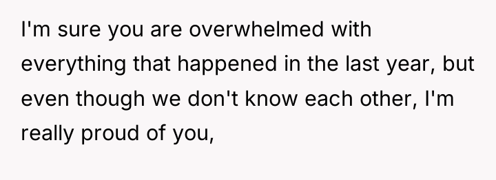 I'm sure you are overwhelmed with everything that happened in...