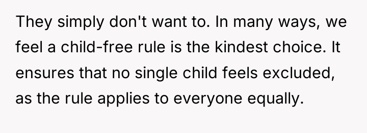 They simply don't want to. In many ways, we feel...