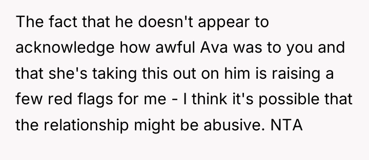 The fact that he doesn't appear to acknowledge how awful...