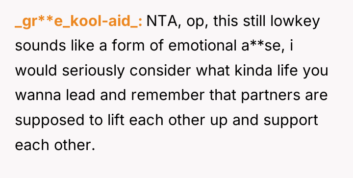 _gr**e_kool-aid_ NTA, op, this still lowkey sounds like a form...