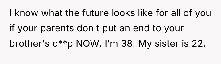 I know what the future looks like for all of...