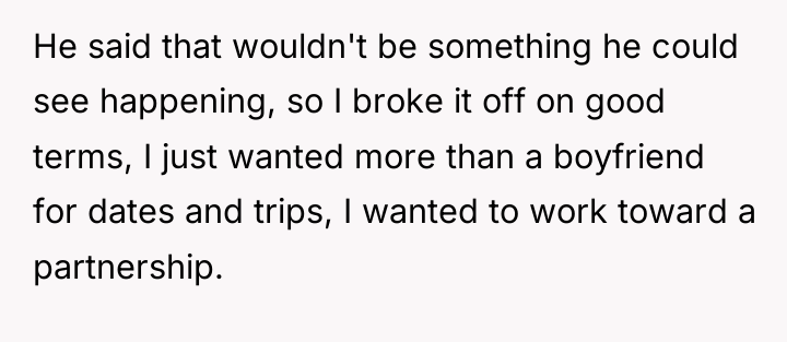 He said that wouldn't be something he could see happening,...