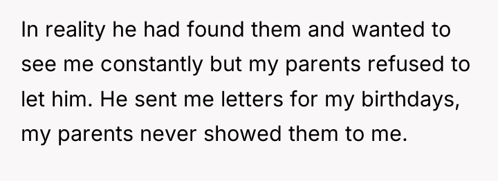 In reality he had found them and wanted to see...