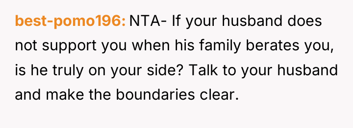 best-pomo196 NTA- If your husband does not support you when...