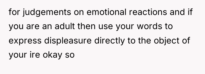for judgements on emotional reactions and if you are an...